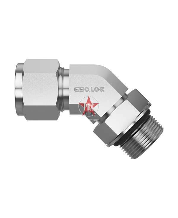 45° Ferrule male threaded position adjustable elbow