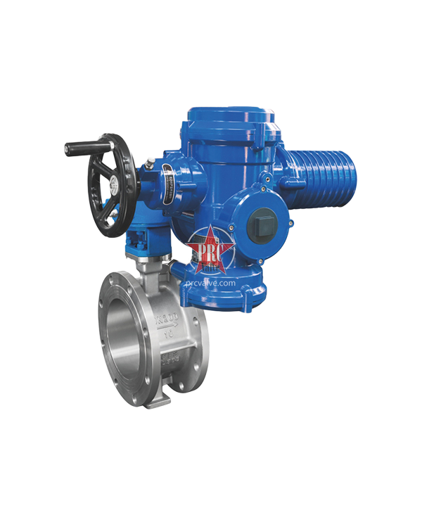 Electric triple eccentric butterfly valve