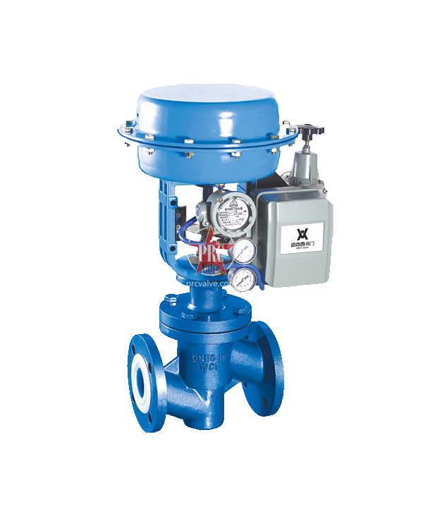 衬氟气动薄膜单座调节阀