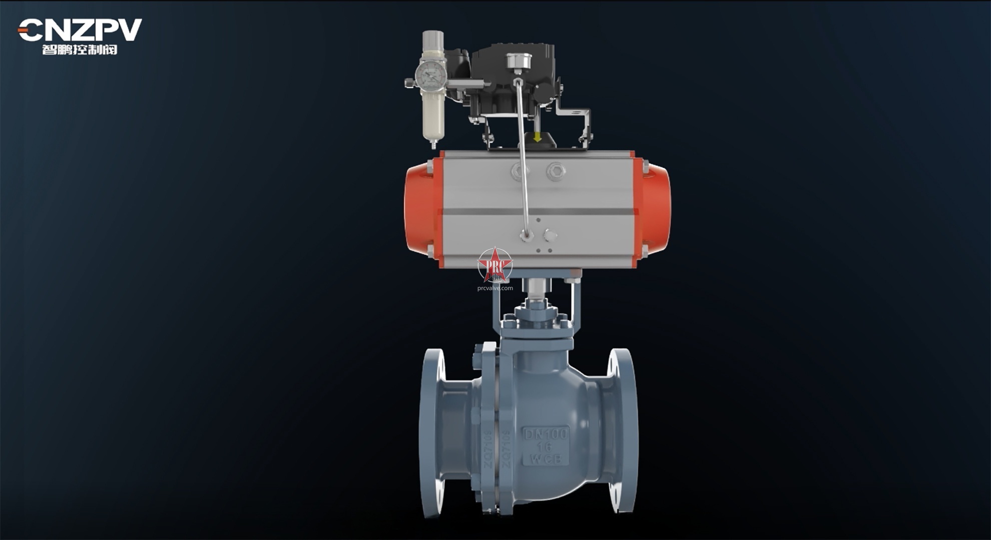 ZPR720 pneumatic fluorine-lined V-type regulating valve - Zhipeng