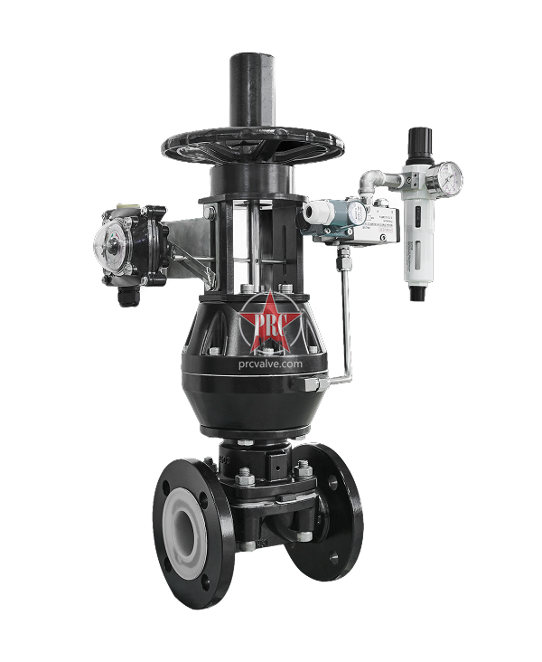 衬氟法兰调节阀