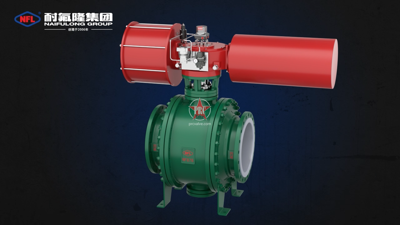 高性能气动衬氟球阀-耐氟隆