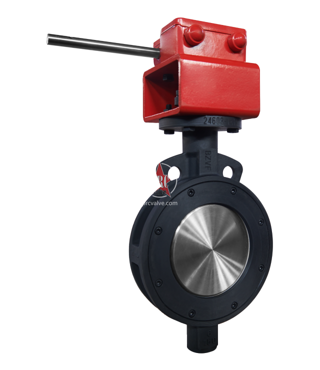 对夹式三偏心硬密封蝶阀