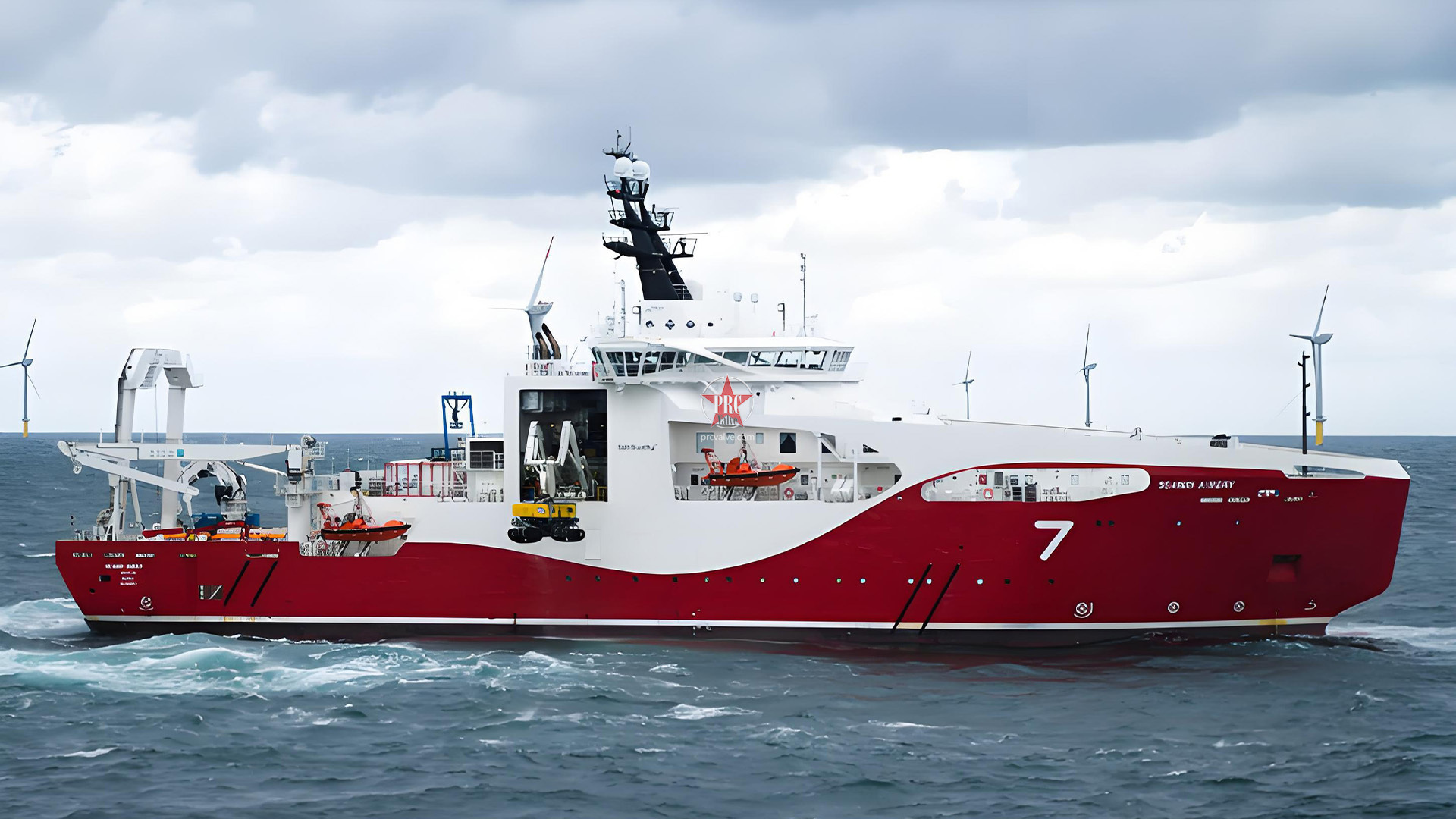Cable-Laying Vessel Departs to Execute UK Farm Wiring Project