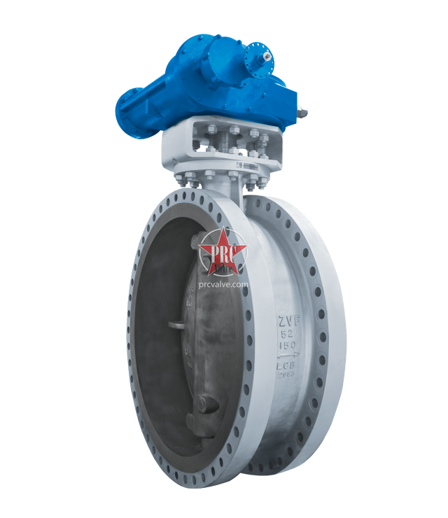 三偏心多层次金属硬密封法兰蝶阀