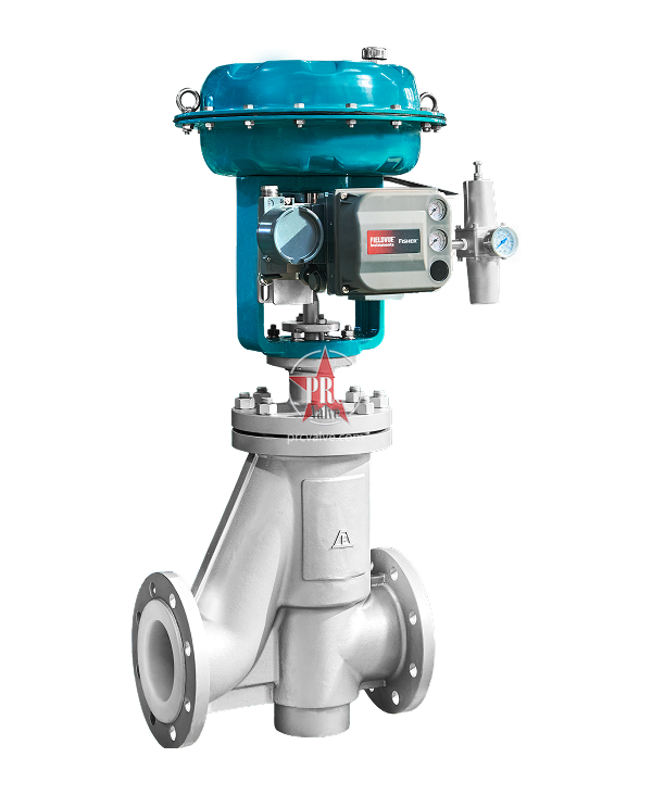 衬氟角型调节阀