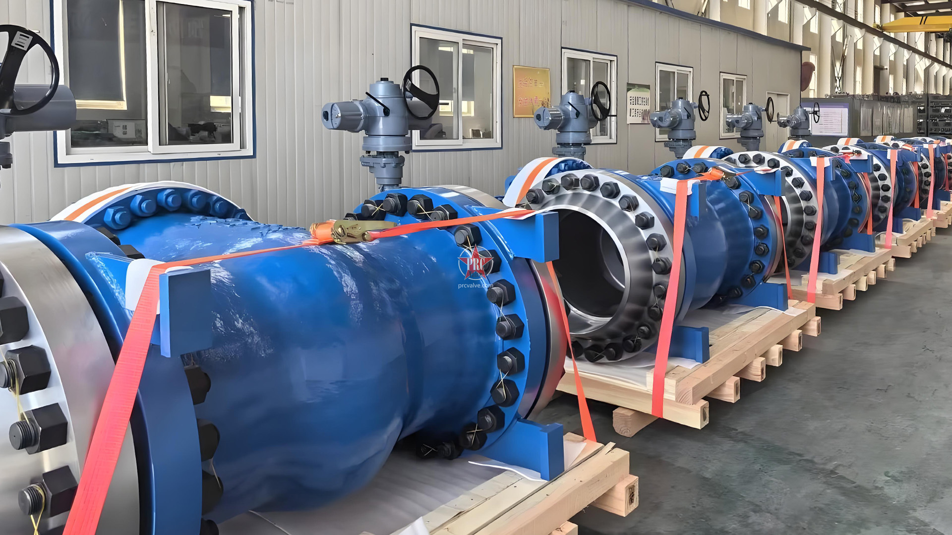 总金额1500万！奥威集团大口径电动闸阀批量发往俄罗斯天然气项目