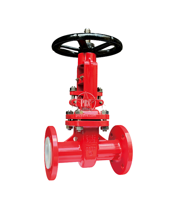 衬氟法兰明杆闸阀