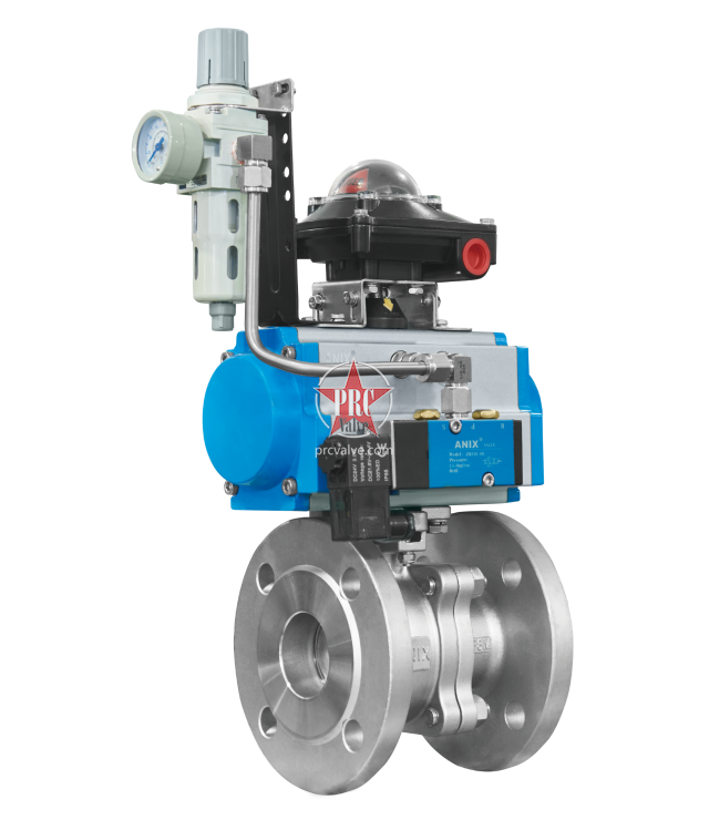 ANIX 气动法兰球阀