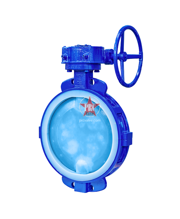 美标衬氟对夹式蝶阀