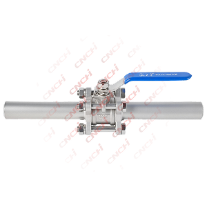 三片式加长对焊球阀