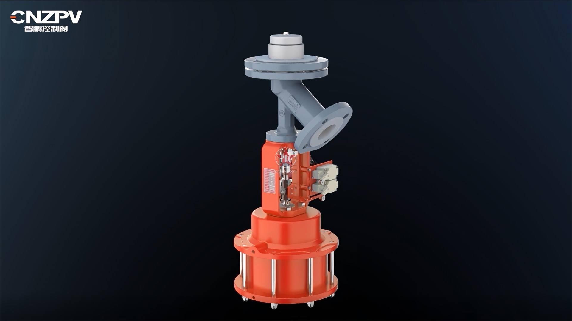 ZPL180 series fluorine lining remote temperature control kettle bottom valve--Zhipeng