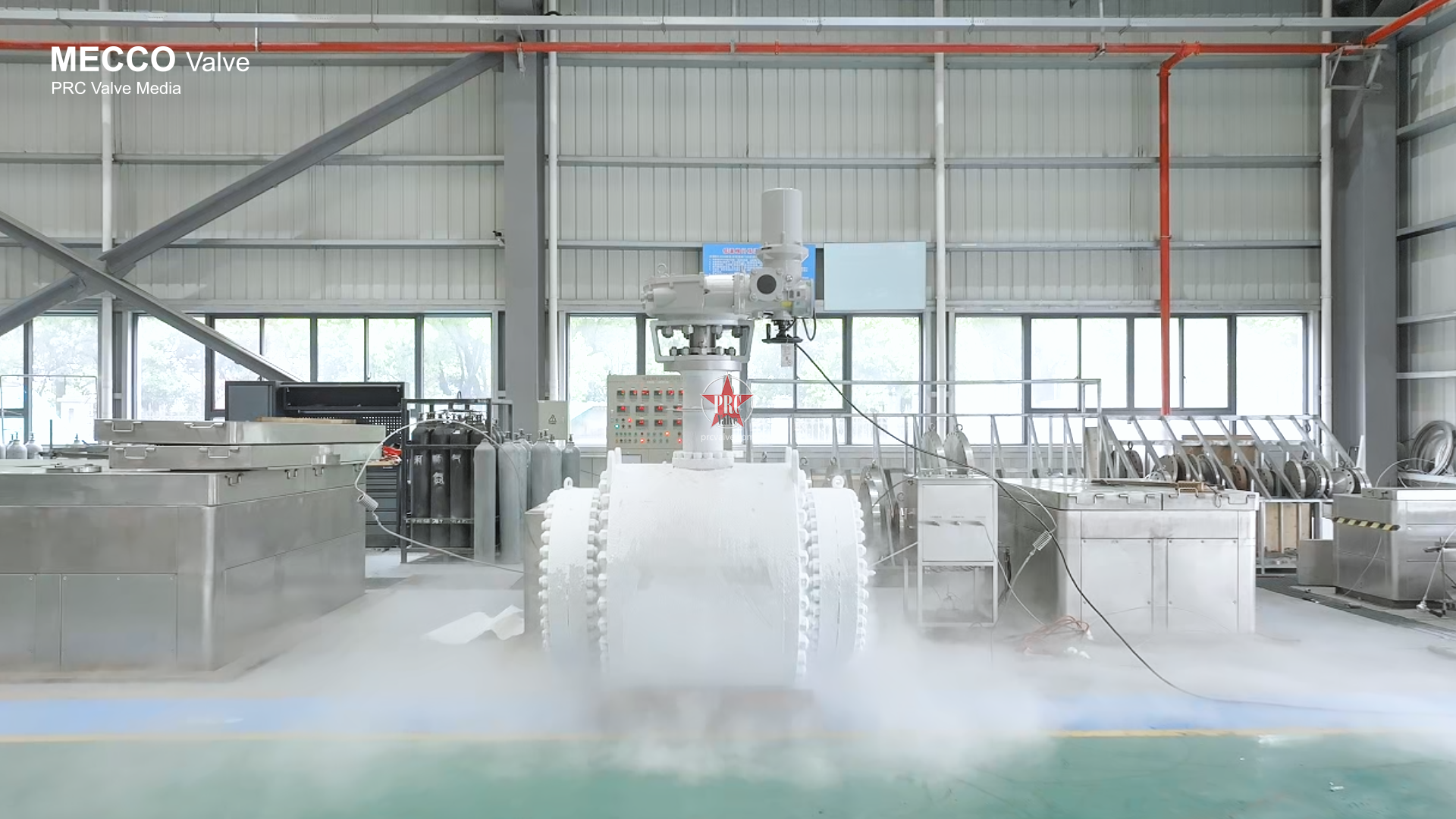 28DQ247F-300LB Cryogenic Ball Valve Low Temperature Test -MECCO