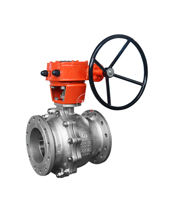 Three Piece Metal Seated Trunnion Ball Valve