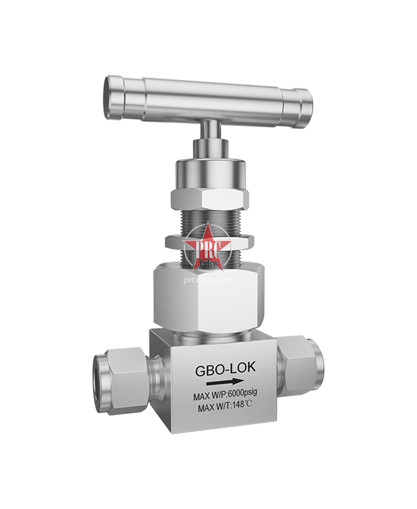 -Integrated bonnet needle valve
