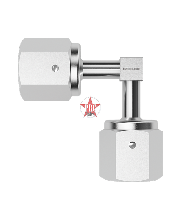 Negative threaded elbow