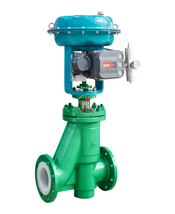 衬氟角型调节阀