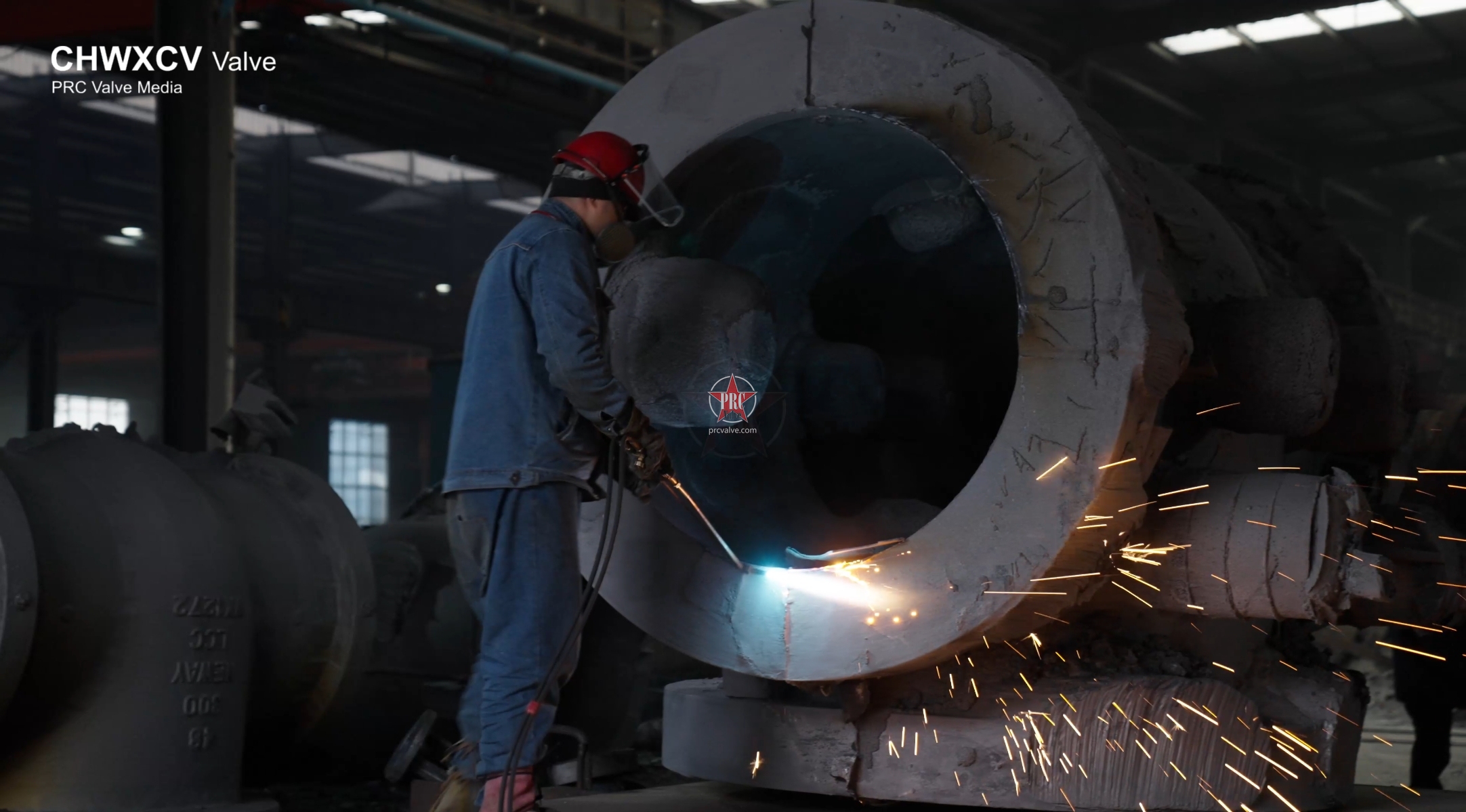 Large caliber gate valve body processing process - Wanxin