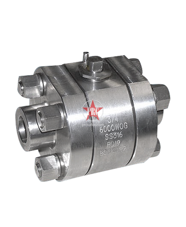 High-pressure forged ball valves
