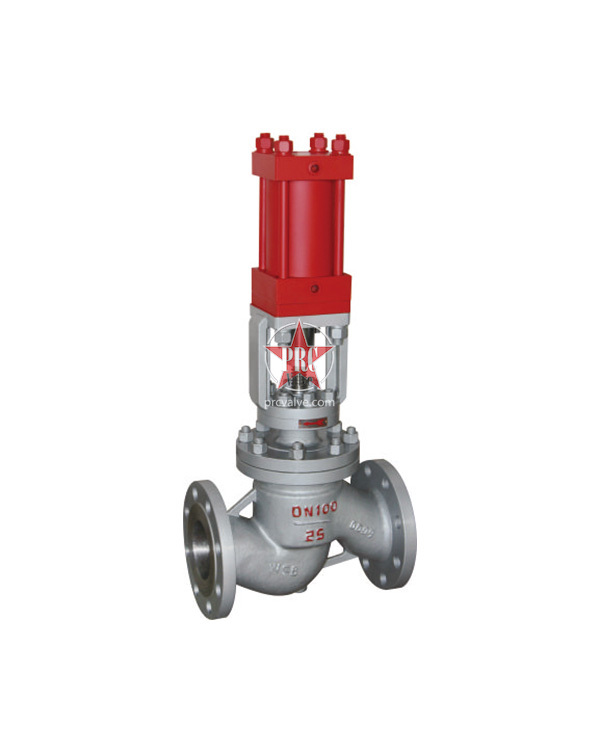 Pneumatic shut-off valves
