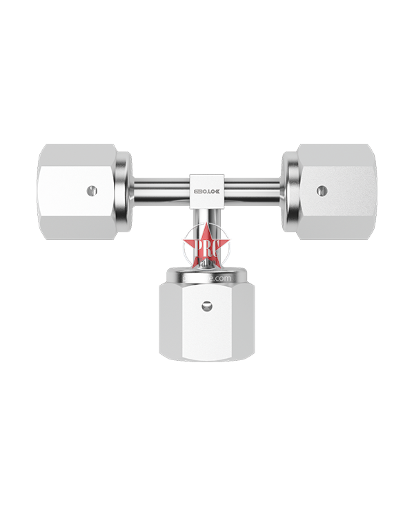 Negative threaded tee