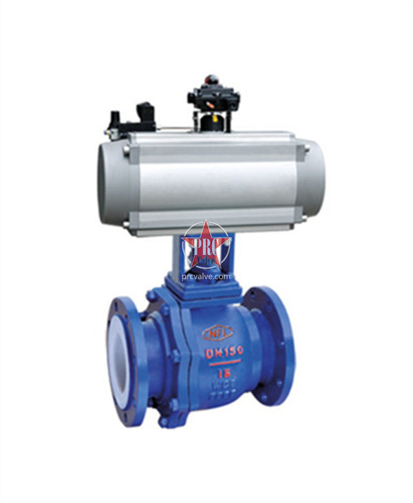 Pneumatic ball valves