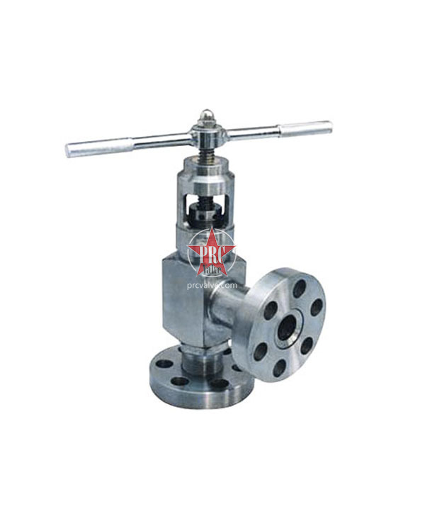 Steel angle globe valve, throttle valve
