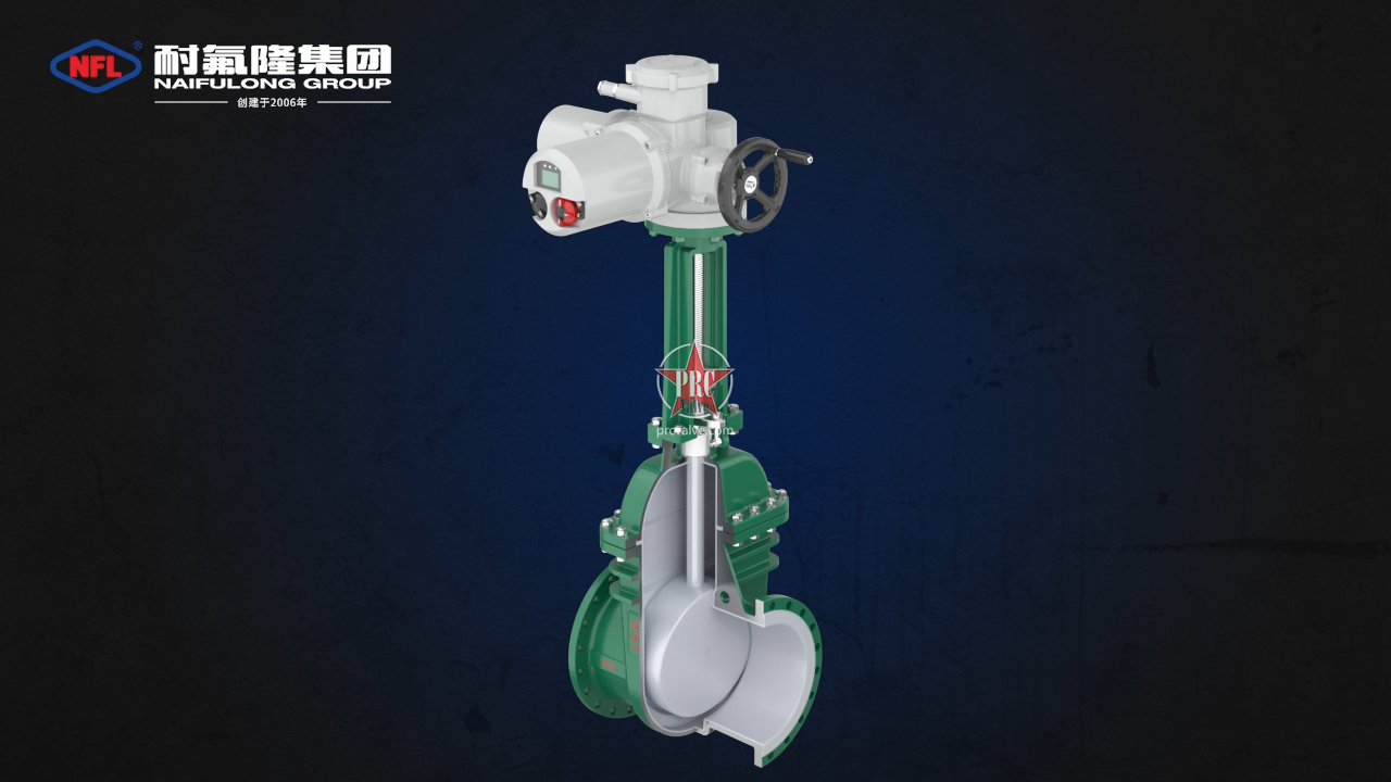 电动闸阀-耐氟隆