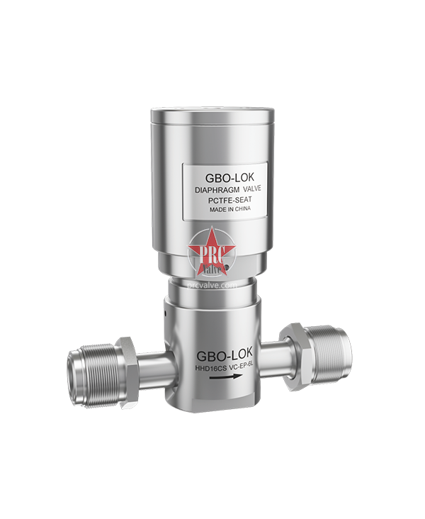 -High-flow high-pressure pneumatic diaphragm valve