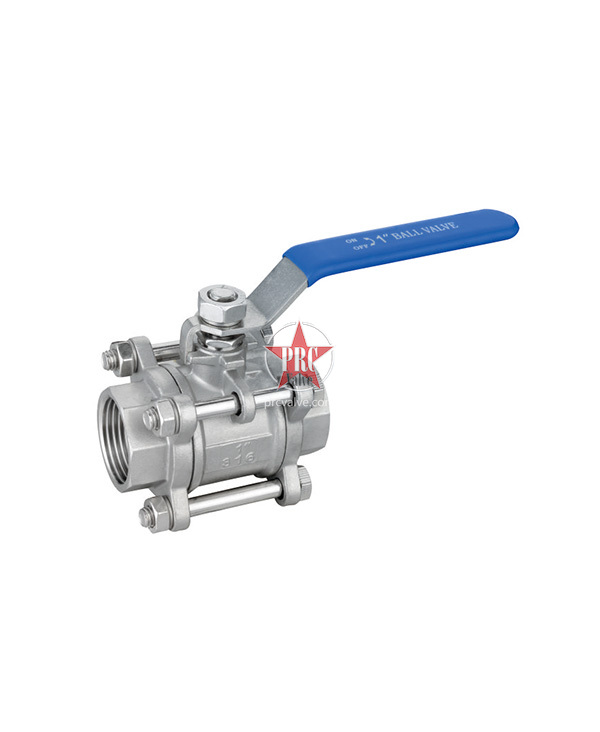 三片式内螺纹球阀