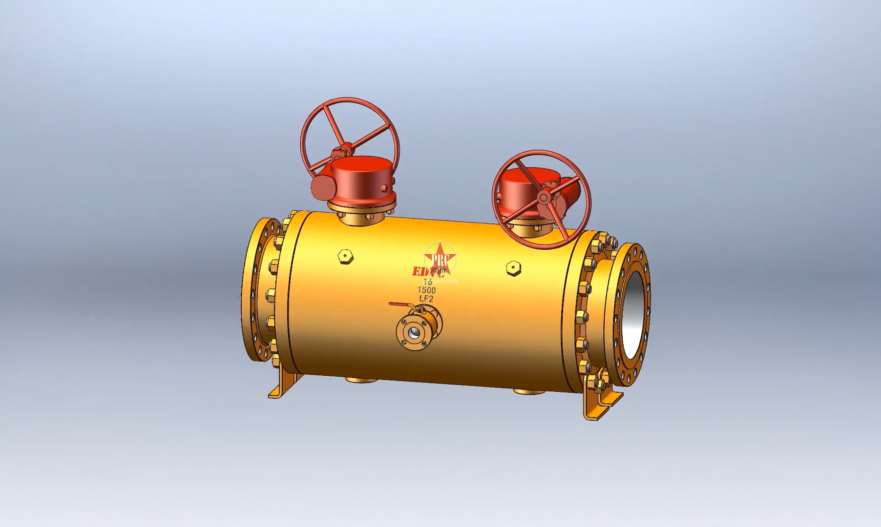 DBB ball valve is short for Double Block and Bleed Ball Valve（双封闭排放球阀）