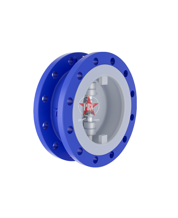 衬氟双瓣对夹止回阀