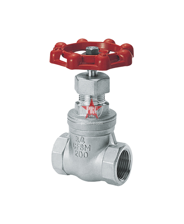 Internal thread gate valve