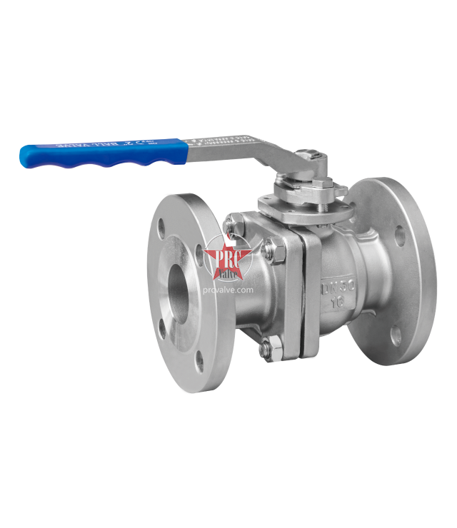 不锈钢锻钢法兰球阀