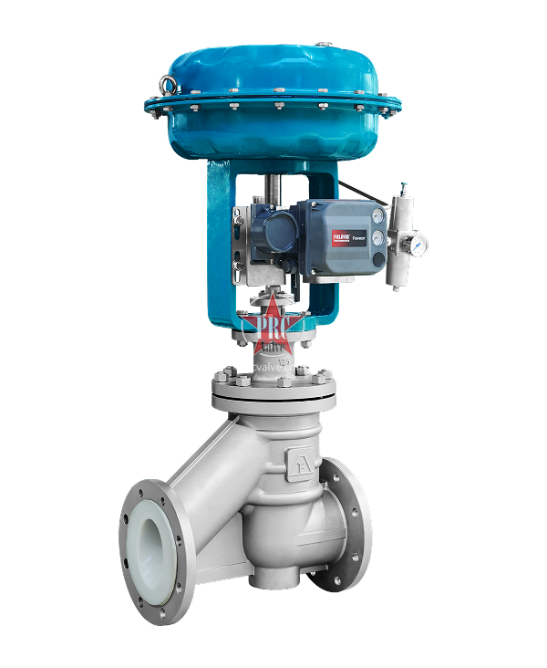 衬氟角型调节阀