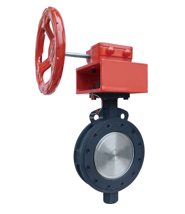 蜗轮传动对夹式高性能蝶阀