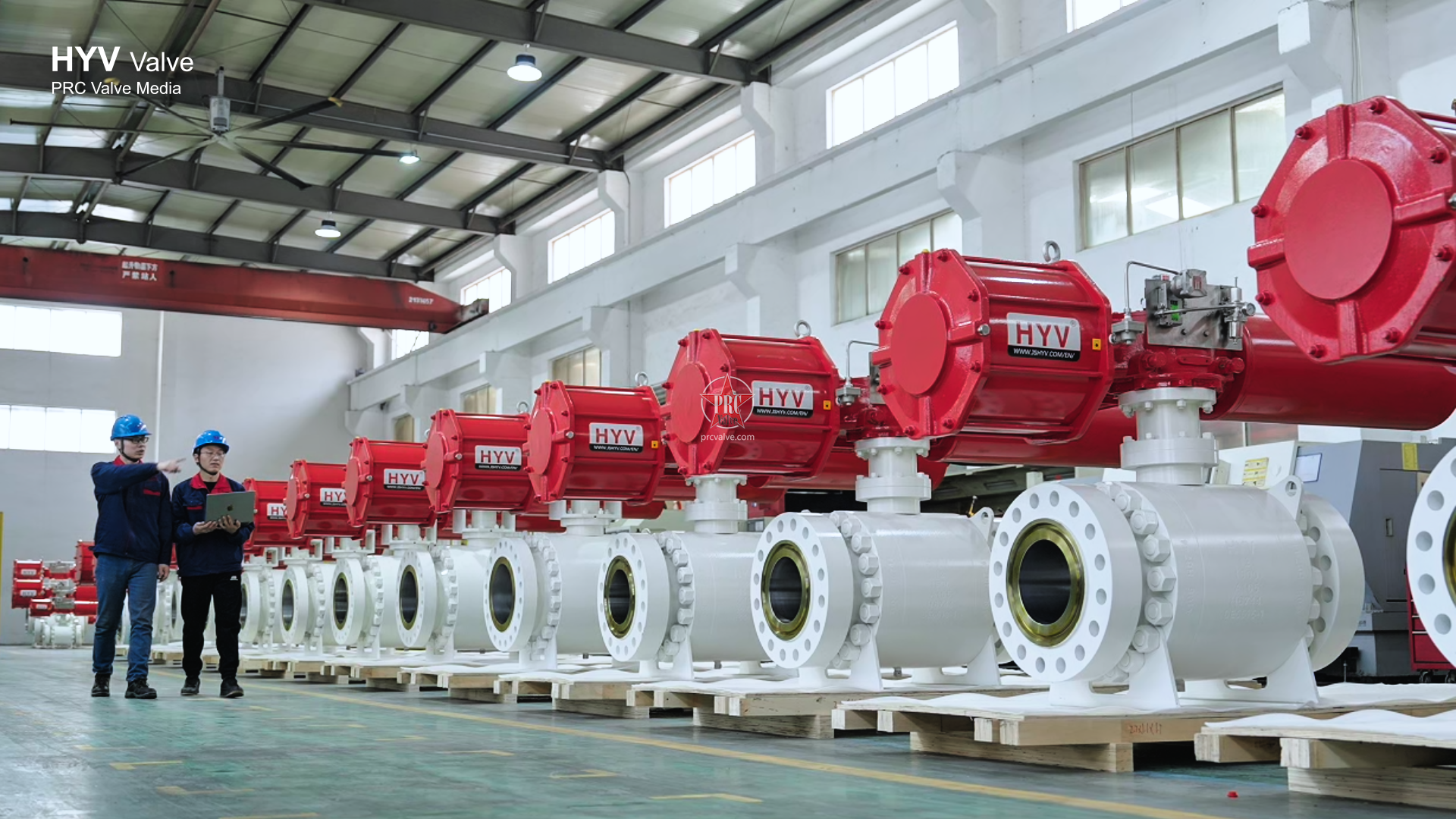 Q647PK-900LB A105 34"-8" 气动高压固定式球阀-华英