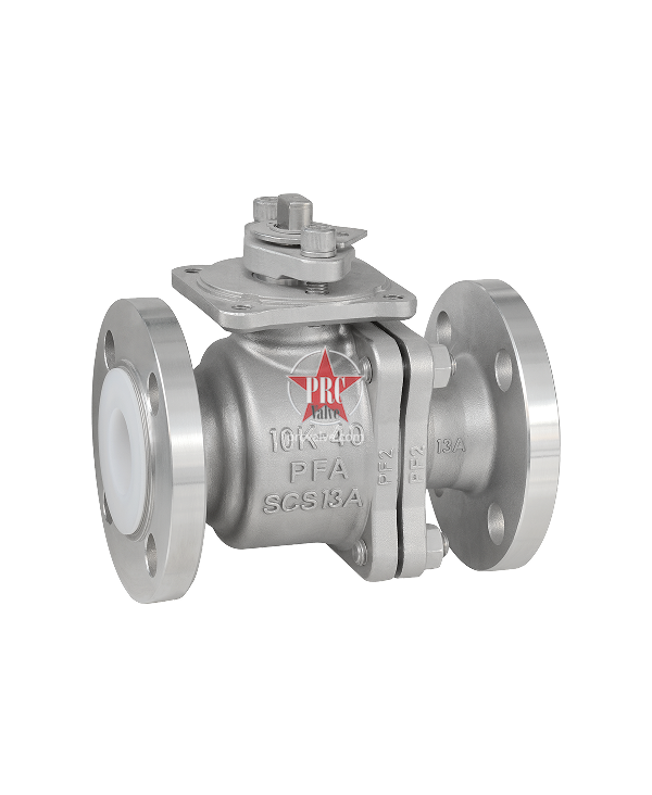 日标衬氟法兰球阀