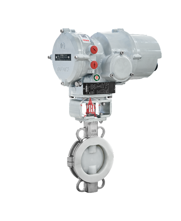 电动对夹式衬氟蝶阀