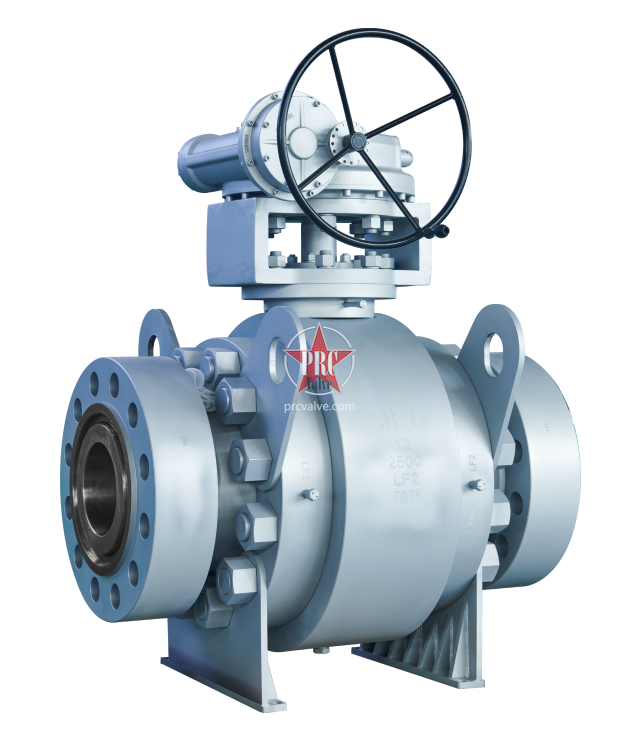 蜗轮传动锻钢固定球阀