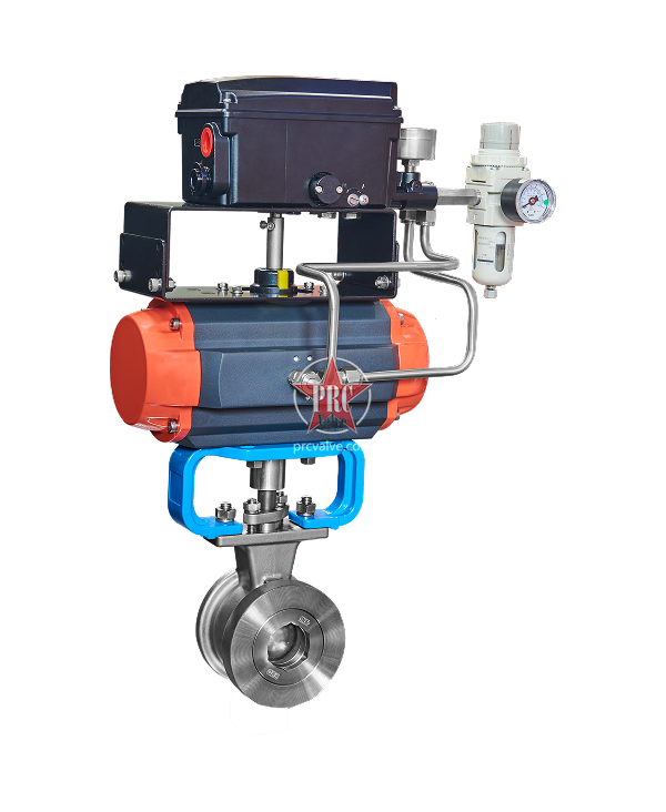 气动 V 型调节球阀