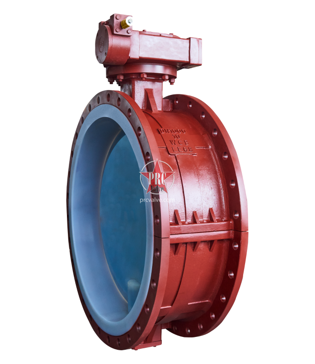 涡轮驱动法兰式全衬氟蝶阀