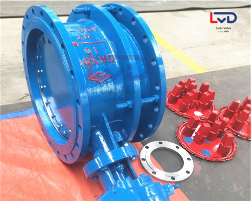 電站、水廠、市政工程、工業給排水軟密封伸縮蝶閥