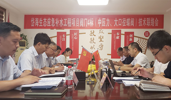 鋁都閥門 | 岱海生態(tài)應急補水工程項目技術聯絡會