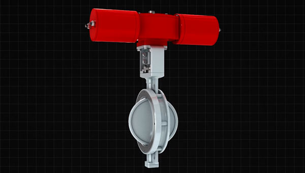 高性能双偏心对夹式蝶阀