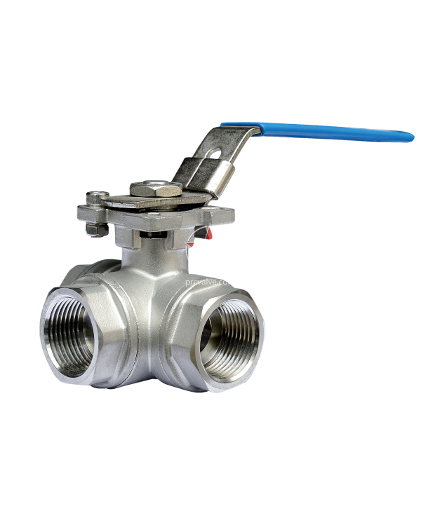 内螺纹三通球阀